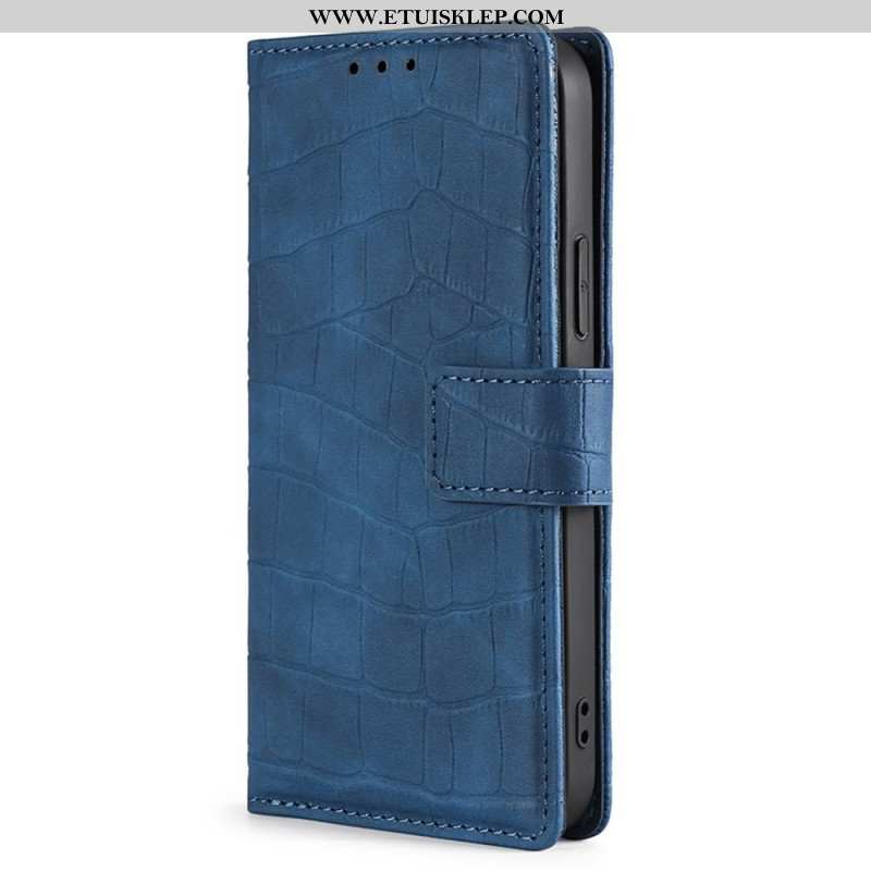 Etui Folio do Xiaomi 12T / 12T Pro Krokodyl Dotykający Skóry